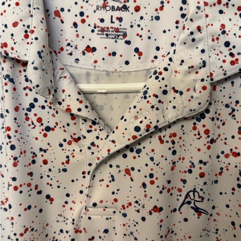 Rhoback Bootleg Splatter Men's Polo
